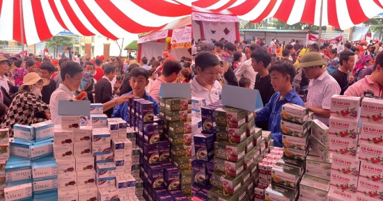Ấm áp phiên chợ 0 đồng chia sẻ với 1000 trẻ em của VIETMEC tại Yên Bái