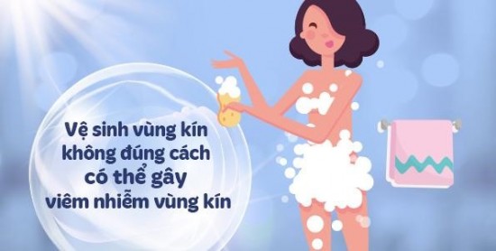 Vệ sinh vùng kín đúng cách cho nữ